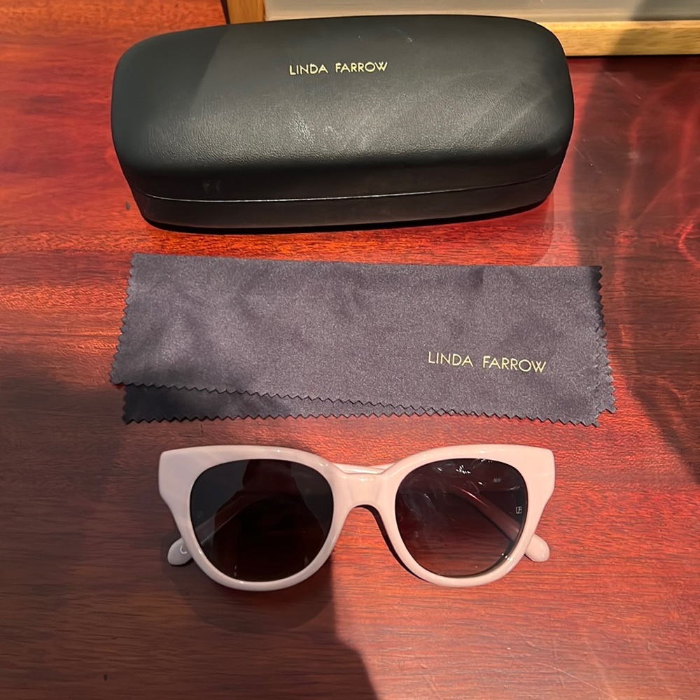 Light Pink Linda Farrow sunglasses